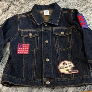 Baby Gap new no tags soccer jean jacket. This jacket is adorable!!!sz 18-24 mos